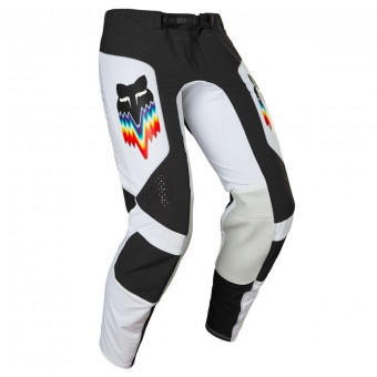 Motocross Trousers FOX Flexair Relm Black White Pant