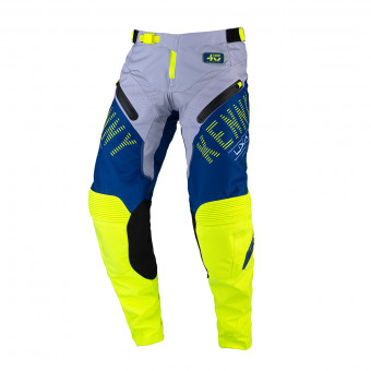 Motocross Trousers Kenny Titanium Navy Neon Yellow Pant