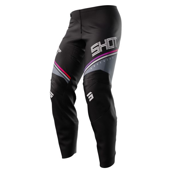 Motocross Trousers SHOT Draw Indy Black Pant Kid
