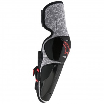 Motocross Elbow Protectors Alpinestars Vapor Pro Elbow Black Grey Kid