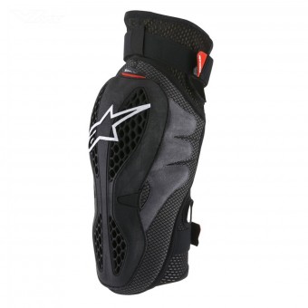 Motocross Knee Protectors Alpinestars Sequence Knee Black Red Motocross Knee Protectors Alpinestars Sequence Knee Black Red