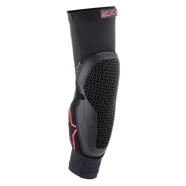 Motocross Knee Protectors Alpinestars Bionic Flex Knee Protector Black Red Motocross Knee Protectors Alpinestars Bionic Flex Knee Protector Black Red