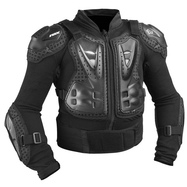 Motocross Protective Vest FOX Titan Sport Black Kid