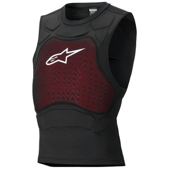 Motocross Protective Vest Alpinestars Bionic Plasma LT Protection Vest Black White