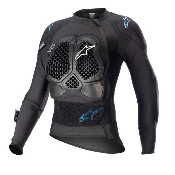 Motocross Protective Vest Alpinestars Stella Bionic Action V2 Black Cyan Motocross Protective Vest Alpinestars Stella Bionic Action V2 Black Cyan