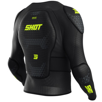 SHOT Haut Du Corps Kid Airlight Kid Black Neon Yellow