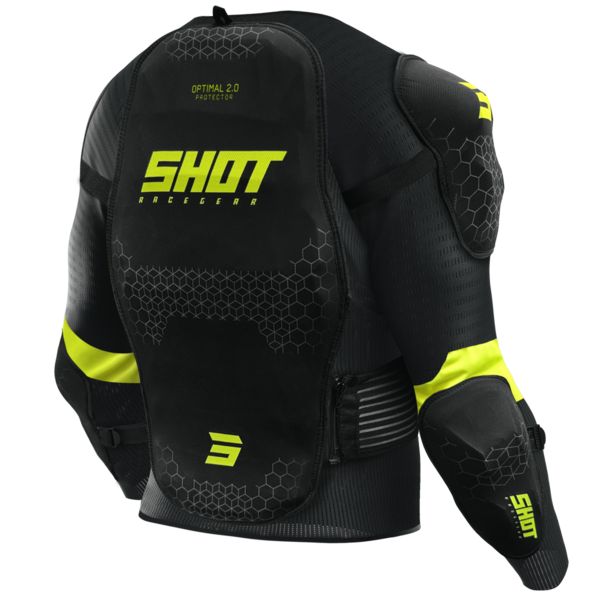 SHOT Haut Du Corps Kid Optimal Kid 2.0 Black Neon Yellow