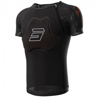 Motocross Protective Vest SHOT T-Shirt Race D3O Black
