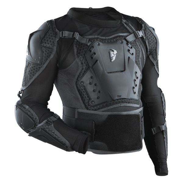 Motocross Protective Vest Thor Impact Rig Se Black