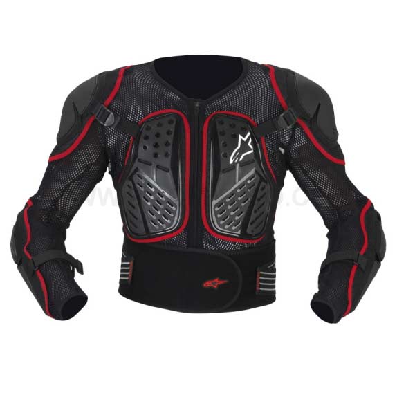Motocross Protective Vest Alpinestars Bionic 2 Protection Black Red
