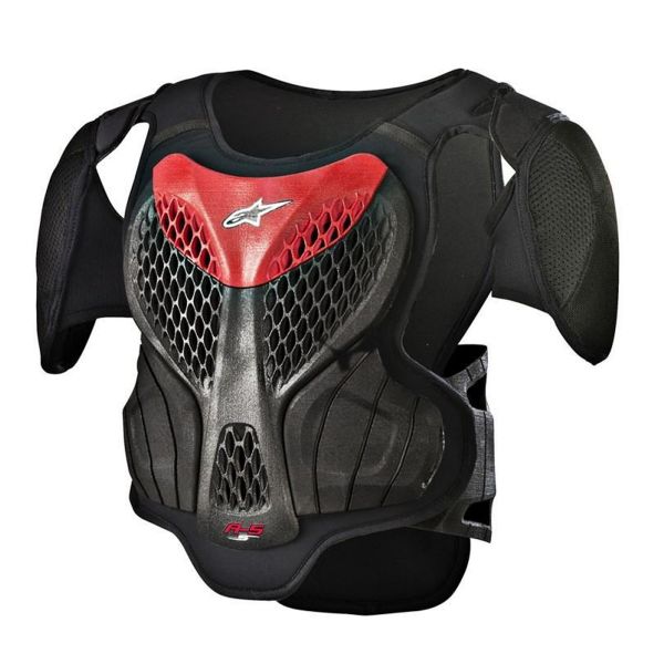 A 5 S Youth Body Armour Black Red