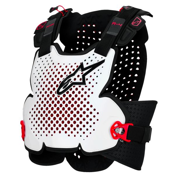 Chest Protectors Alpinestars A-4 Plasma Chest Protector Black Red White