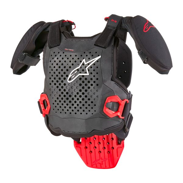 Chest Protectors Alpinestars A-5 S V2 Youth Black White Red Chest Protectors Alpinestars A-5 S V2 Youth Black White Red