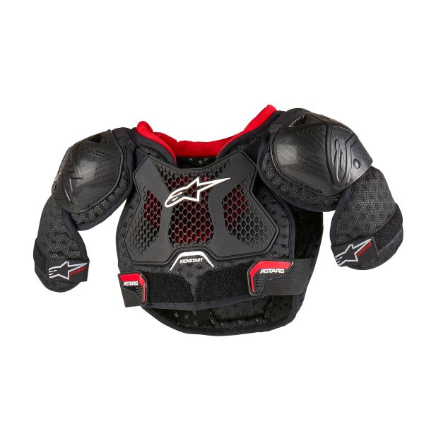 Chest Protectors Alpinestars Bionic Action Kickstart Chest Guard Black Red Chest Protectors Alpinestars Bionic Action Kickstart Chest Guard Black Red