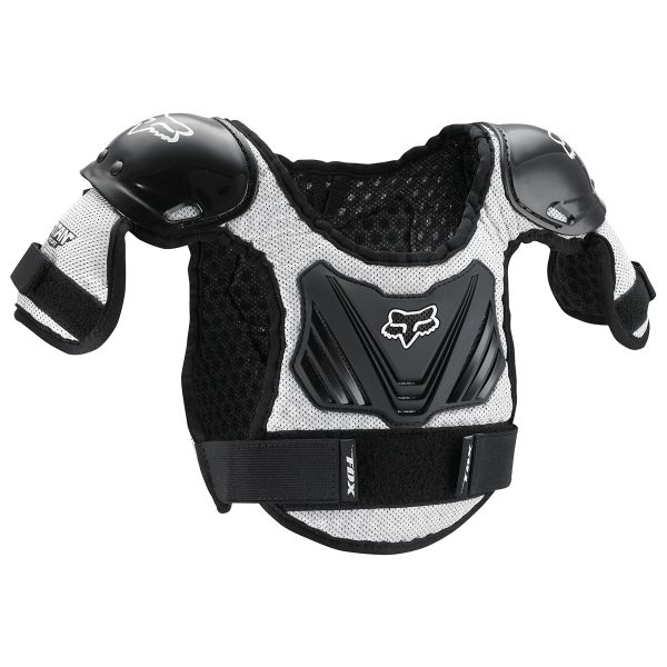 Chest Protectors FOX Peewee Titan Roost Delfe Black Silver Chest Protectors FOX Peewee Titan Roost Delfe Black Silver