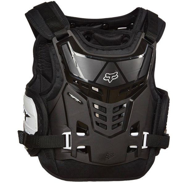 Chest Protectors FOX Raptor Proframe LC CE Black White Kid