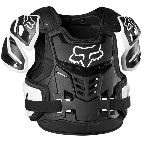 Chest Protectors FOX Raptor Vest CE Black White Chest Protectors FOX Raptor Vest CE Black White