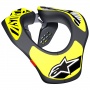 Neck Braces Alpinestars Youth Neck Support Black Yellow Fluo