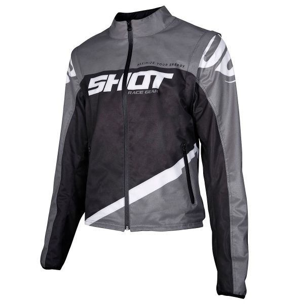 Motocross Jackets SHOT Contact Black White Motocross Jackets SHOT Contact Black White