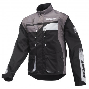 Motocross Jackets Kenny Track Veste Black Grey