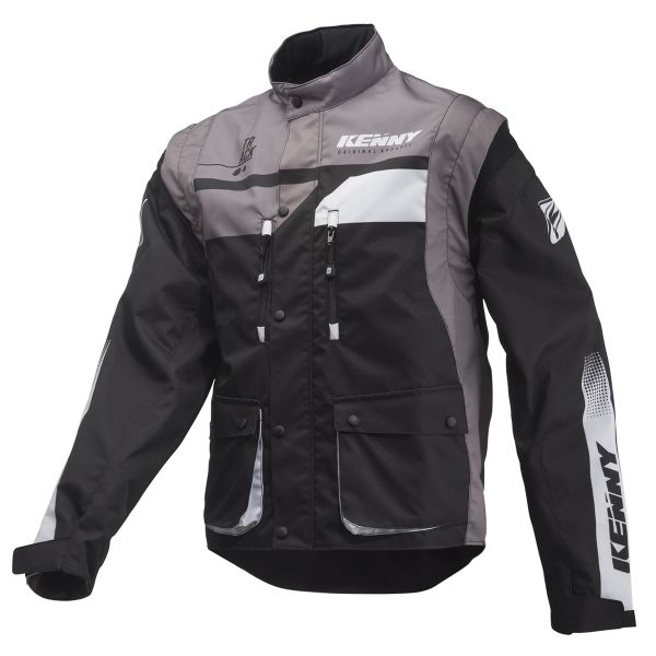 Motocross Jackets Kenny Track Veste Black Grey