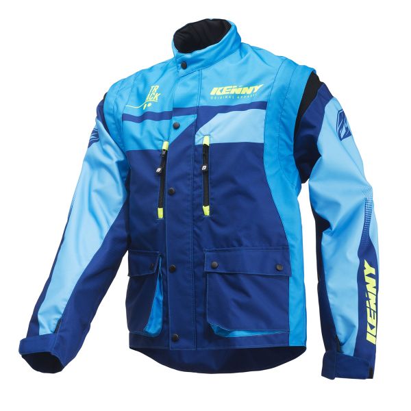 Motocross Jackets Kenny Track Veste Full Blue