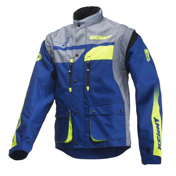 Motocross Jackets Kenny Track Veste Navy Lime
