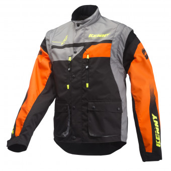 Motocross Jackets Kenny Track Veste Orange Grey