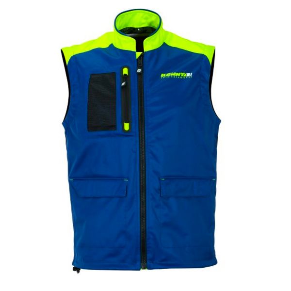 Motocross Jackets Kenny Bodywarmer + Navy Neon Yellow