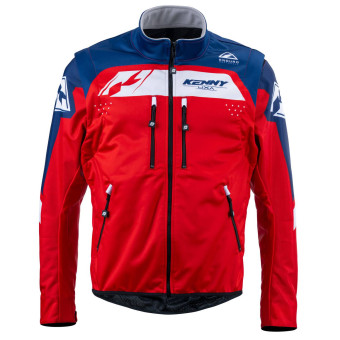 Motocross Jackets Kenny Softshell Enduro 2 Navy Red