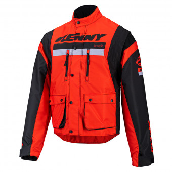 Motocross Jackets Kenny Track Black Orange Jacket