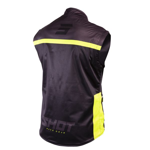 SHOT Bodywarmer Lite 2.0 Black Neon Yellow