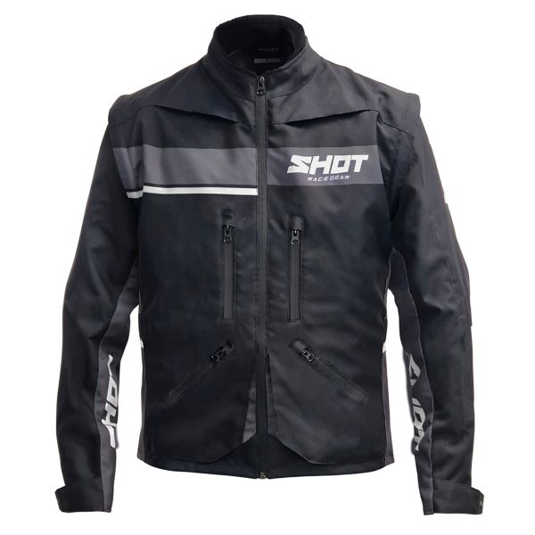 Motocross Jackets SHOT Contact Assault 2.0 Black White Motocross Jackets SHOT Contact Assault 2.0 Black White