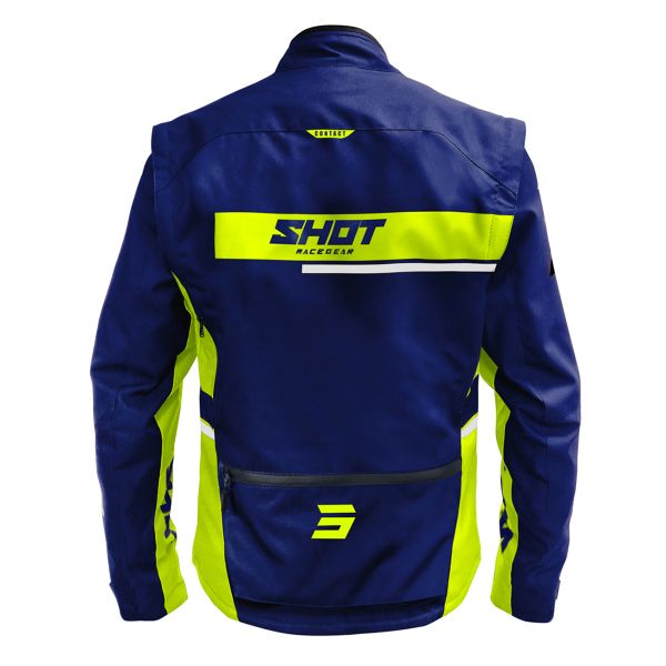 Motocross Jackets SHOT Contact Assault 2.0 Blue Neon Yellow Motocross Jackets SHOT Contact Assault 2.0 Blue Neon Yellow