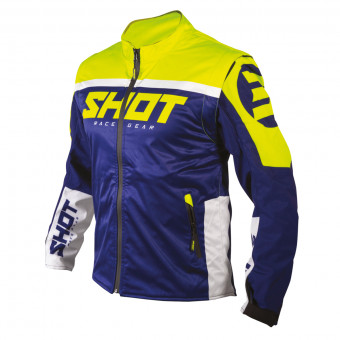 Motocross Jackets SHOT Lite 2.0 Navy Neon Yellow