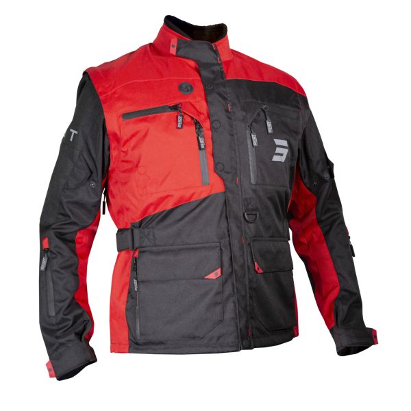 Motocross Jackets SHOT Racetech Black Red