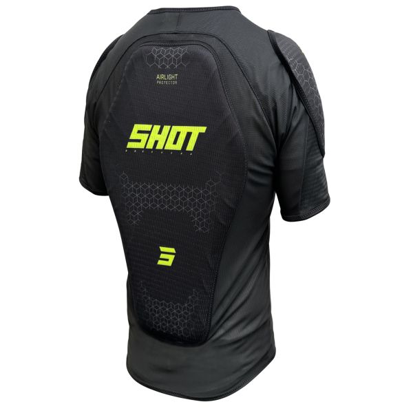 SHOT Airlight Black Neon Yellow T-shirt