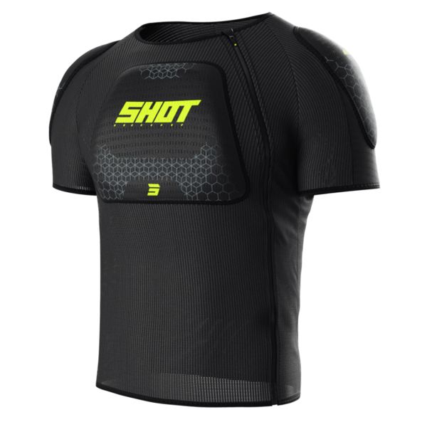 Motocross Jackets SHOT T-shirt Kid Airlight Kid Black Neon Yellow