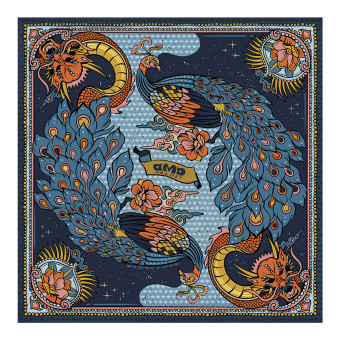 Neck Warmers Dmd Peacock scarf