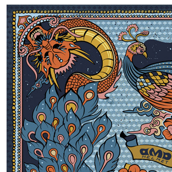Dmd Peacock scarf