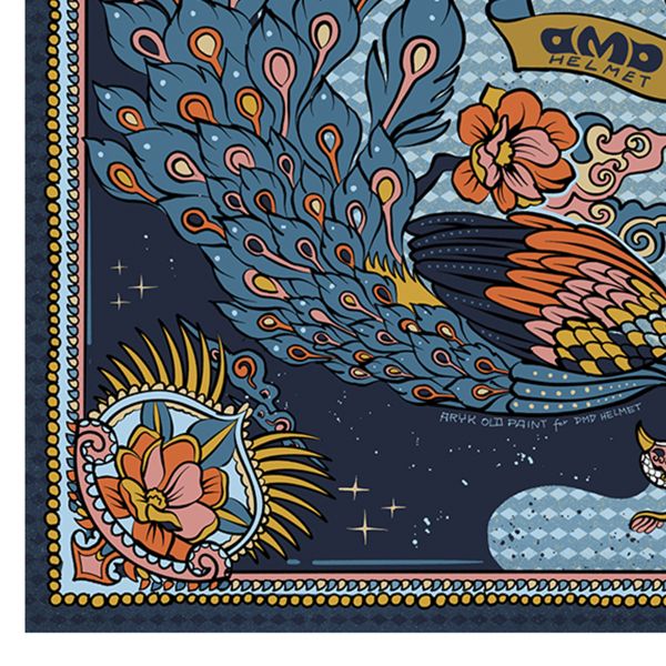 Dmd Peacock scarf