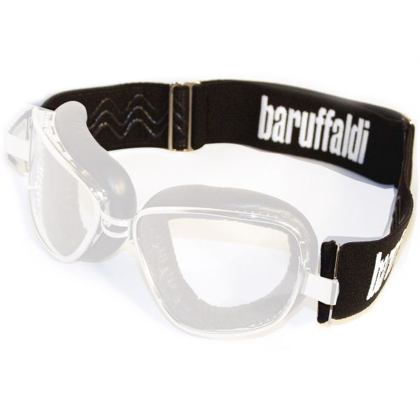 Motorcycle Glasses Baruffaldi Strap Black E.L INTE