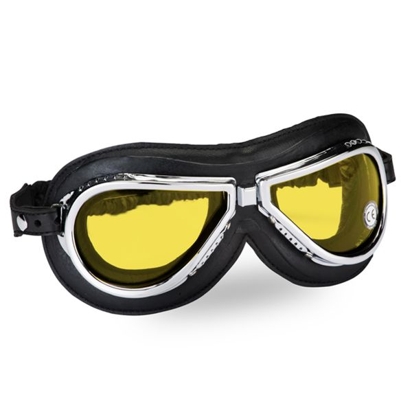 Motorcycle Goggles Climax Climax 500A Yellow