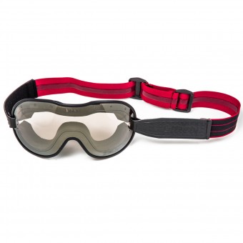 Motorcycle Goggles Ethen Cafe Racer Burgundy Black Mask