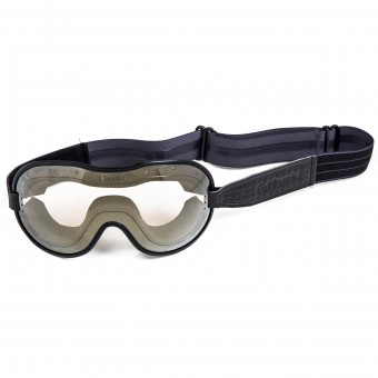 Motorcycle Goggles Ethen Cafe Racer Black Grey Mask