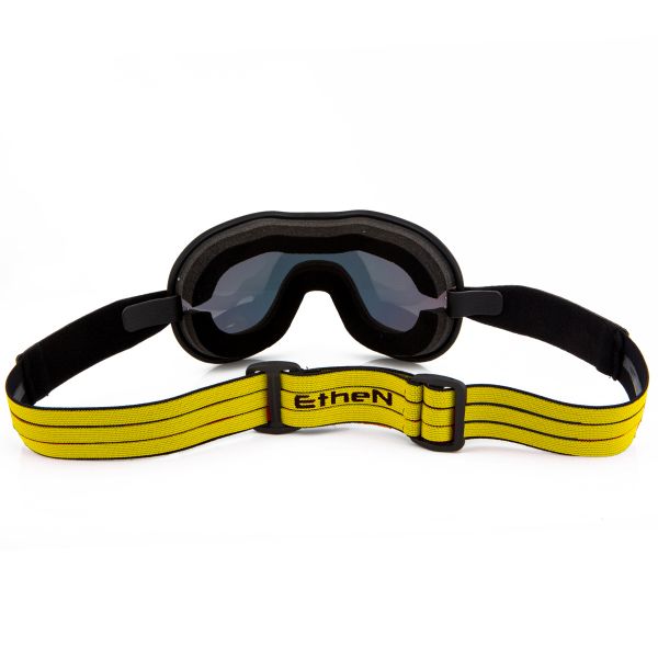 Ethen Cafe Racer Black Yellow Mask