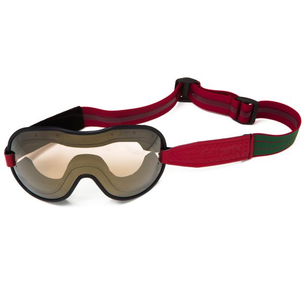 Motorcycle Goggles Ethen Cafe Racer Green Burgundy