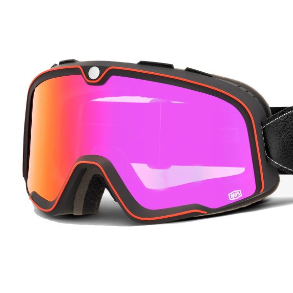 100% Barstow Erban - Visor Mirror Dark Red