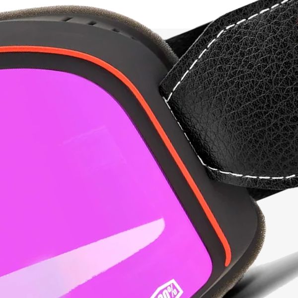 100% Barstow Erban - Visor Mirror Dark Red