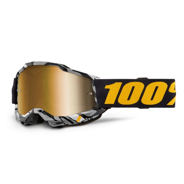 Motocross Goggles 100% Accuri 2 Ambush - Iridium Gold Motocross Goggles 100% Accuri 2 Ambush - Iridium Gold